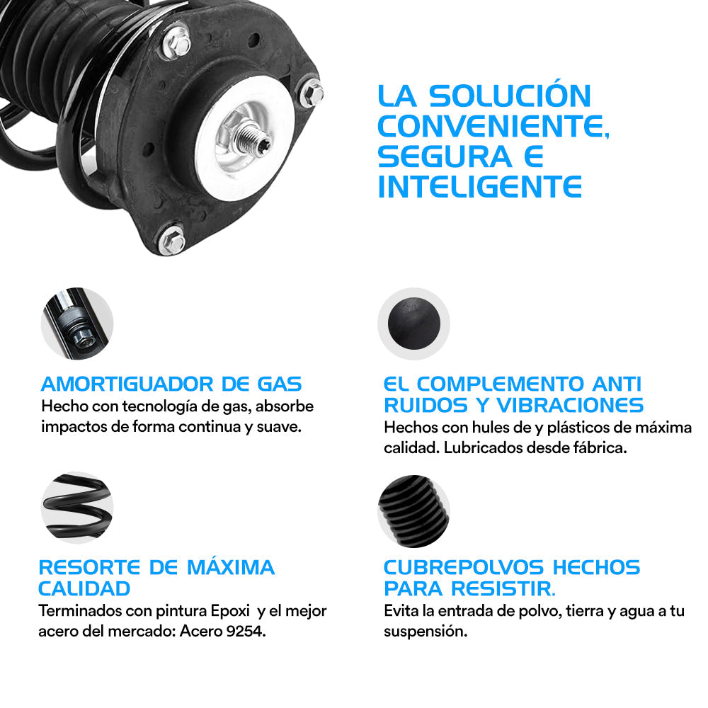 2 Piernas Suspension AG Proshock para Caddy 2014-2020 Del