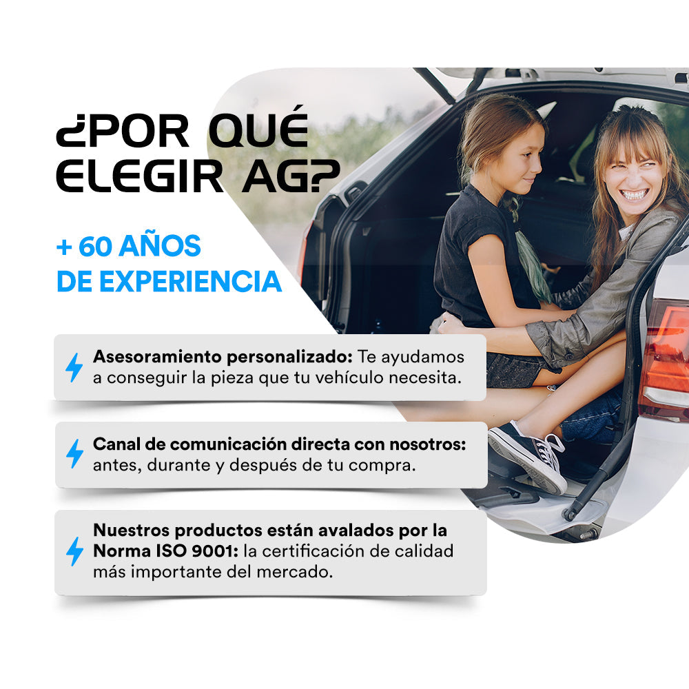 2 Kits completos de suspension para Bora 2005-2011 Delantero
