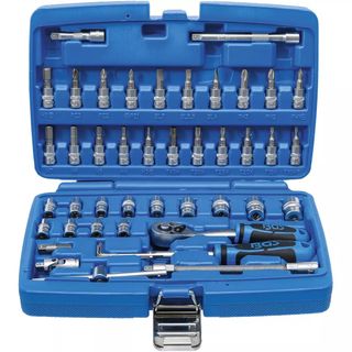 Autocle De Dados Super Lock, T-Star Inviolables Y Herramienta 1/4" (46 Piezas)