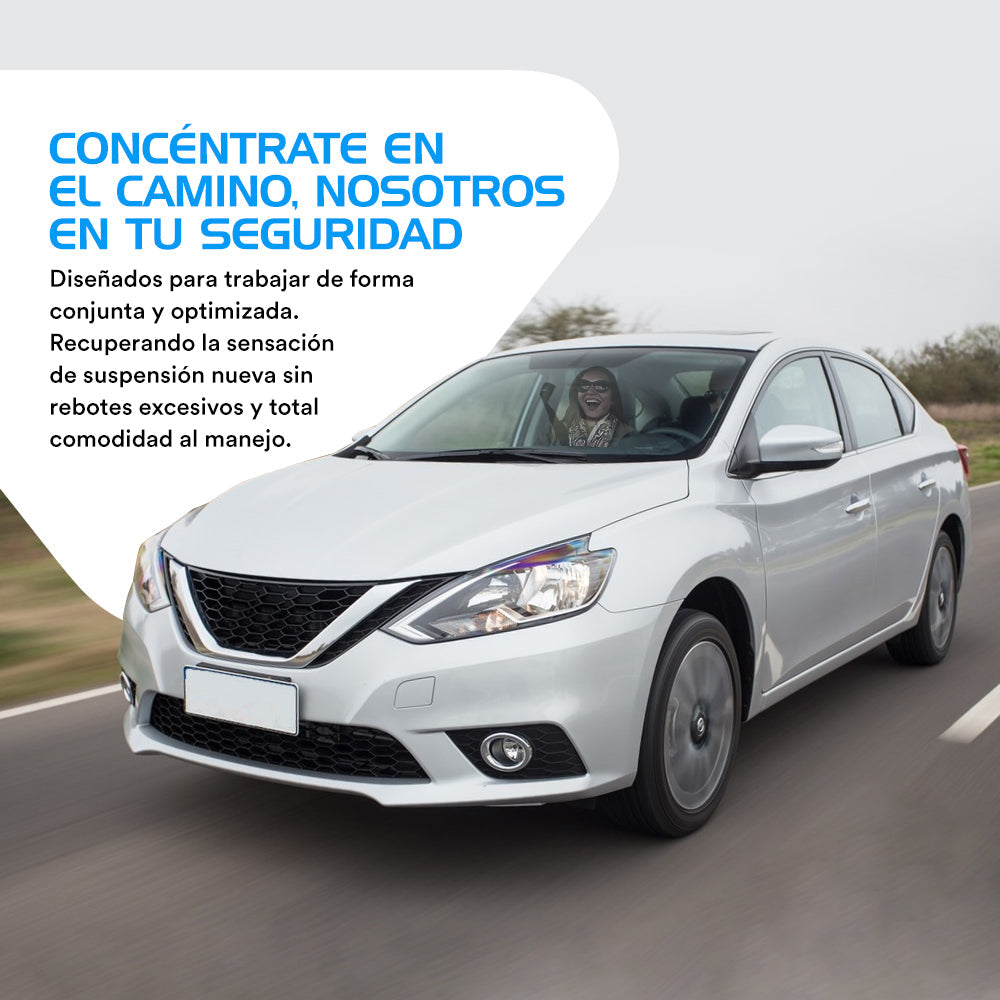 2 Kit completo de suspension para Note 2013-2022 Par Del
